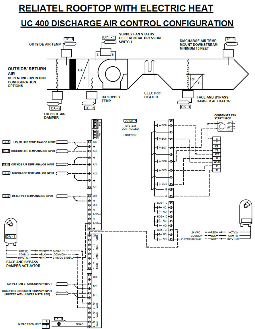 trane rauc wiring diagram