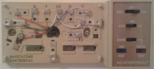 trane weathertron thermostat wiring