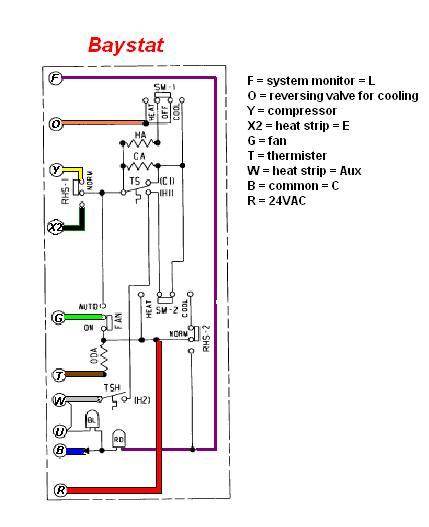 trane weathertron thermostat wiring diagram