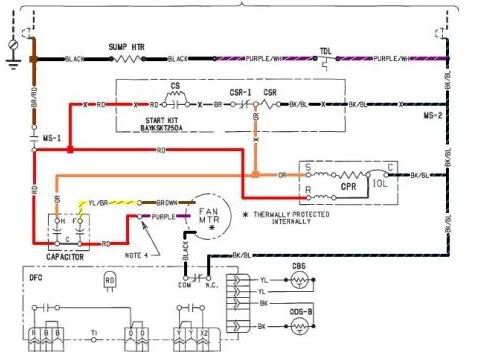 trane xe1000 wiring diagram