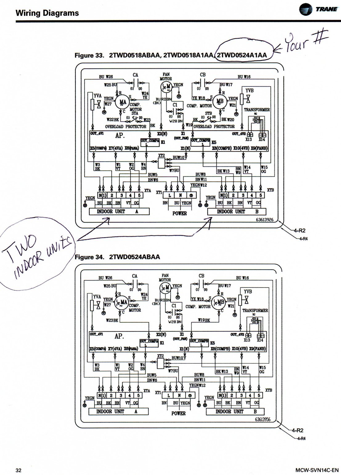 trane xe80 wiring diagram