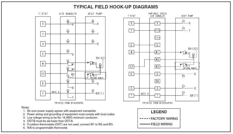 trane xl14i wiring diagram