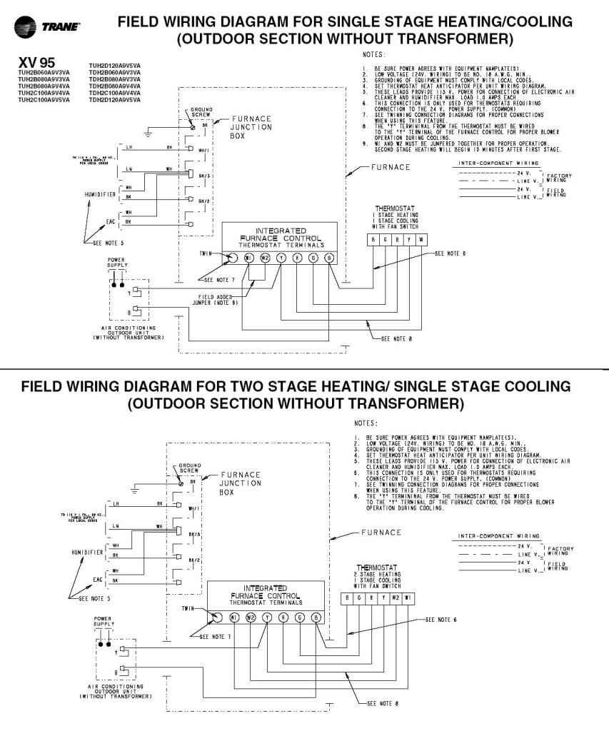 trane xl14i wiring diagram