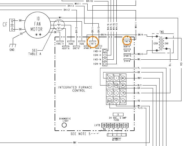 trane xl80 furnace wiring diagram