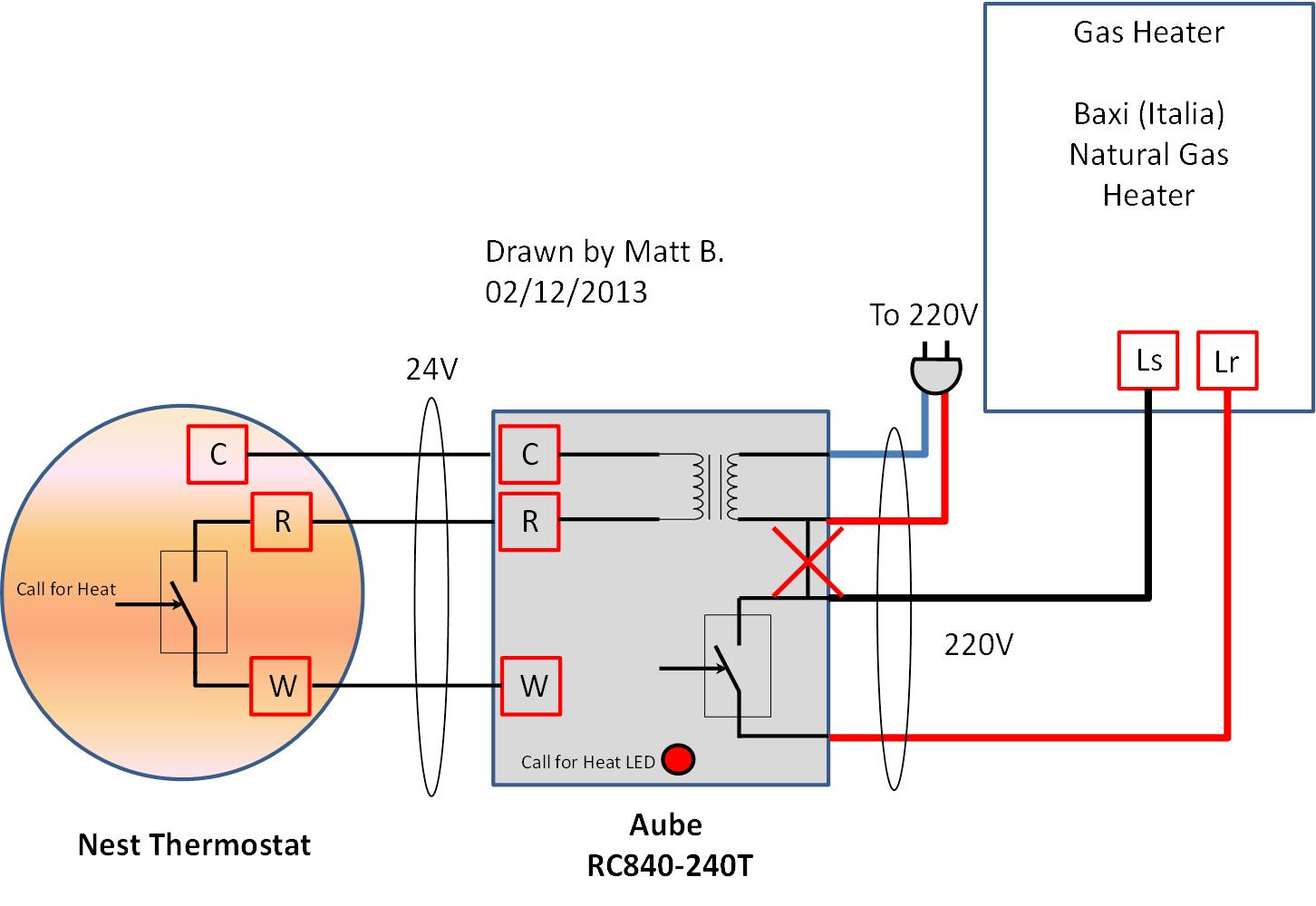 trane xt500c thermostat wiring diagram