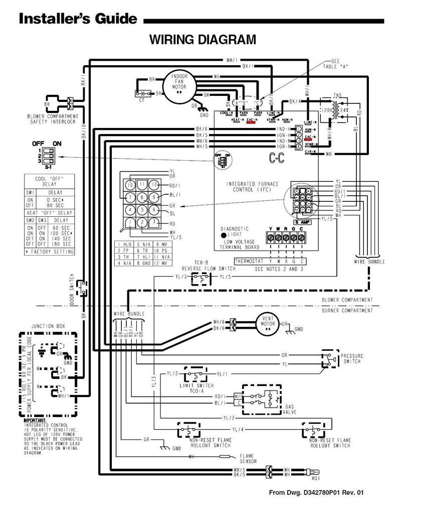 trane xv90 wiring diagram