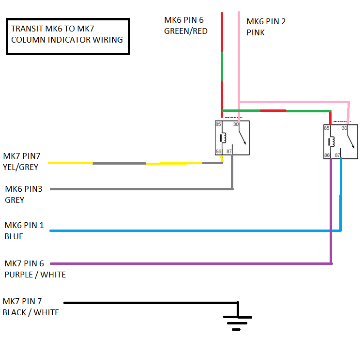 transit mk6 wiring diagram