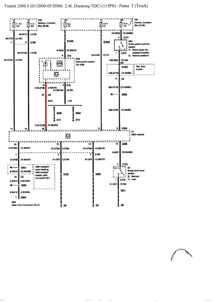 transit mk6 wiring diagram