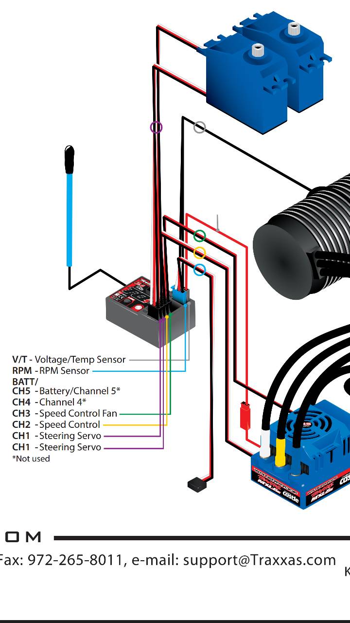 traxxas revo wiring diagram