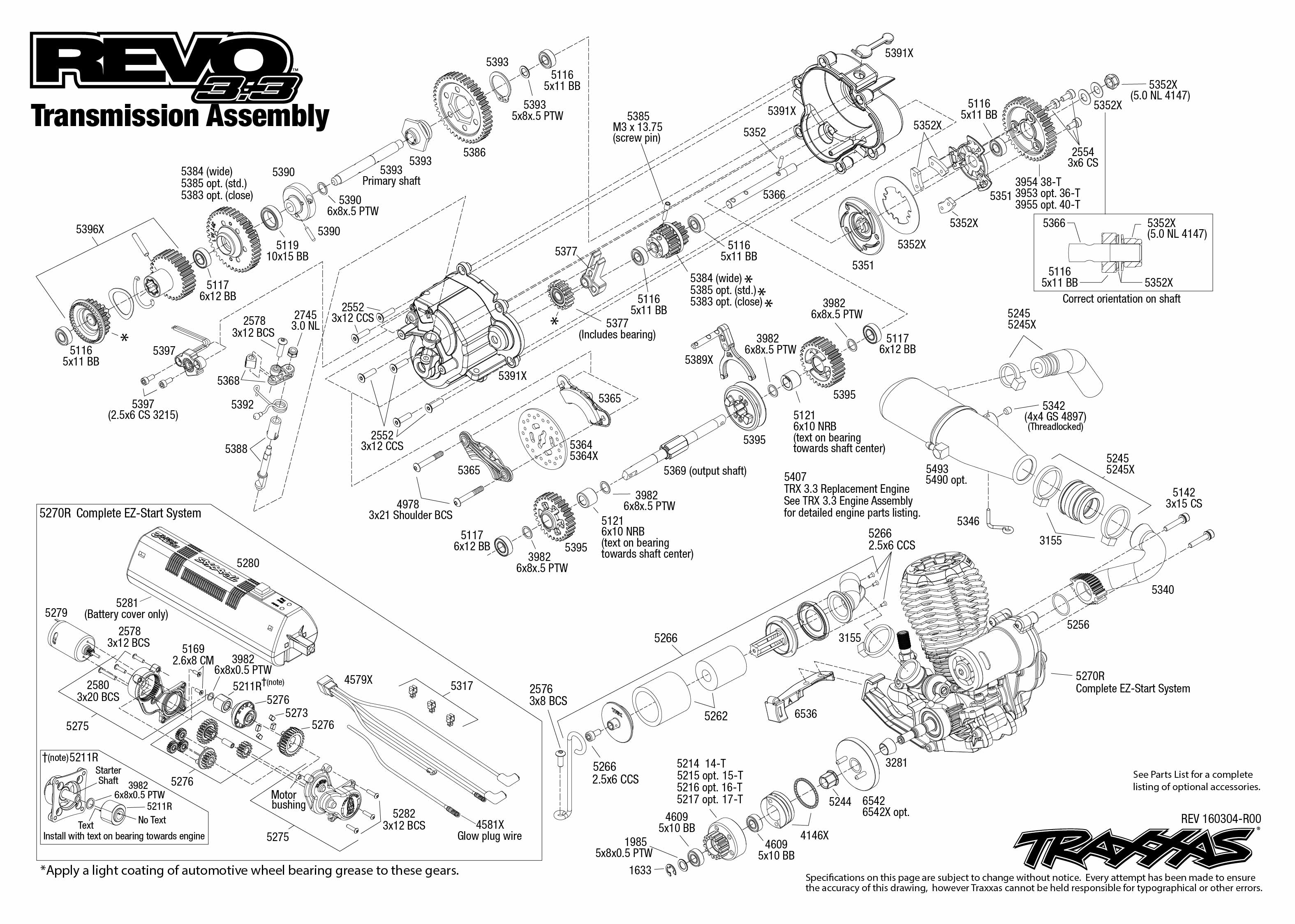 traxxas revo wiring diagram