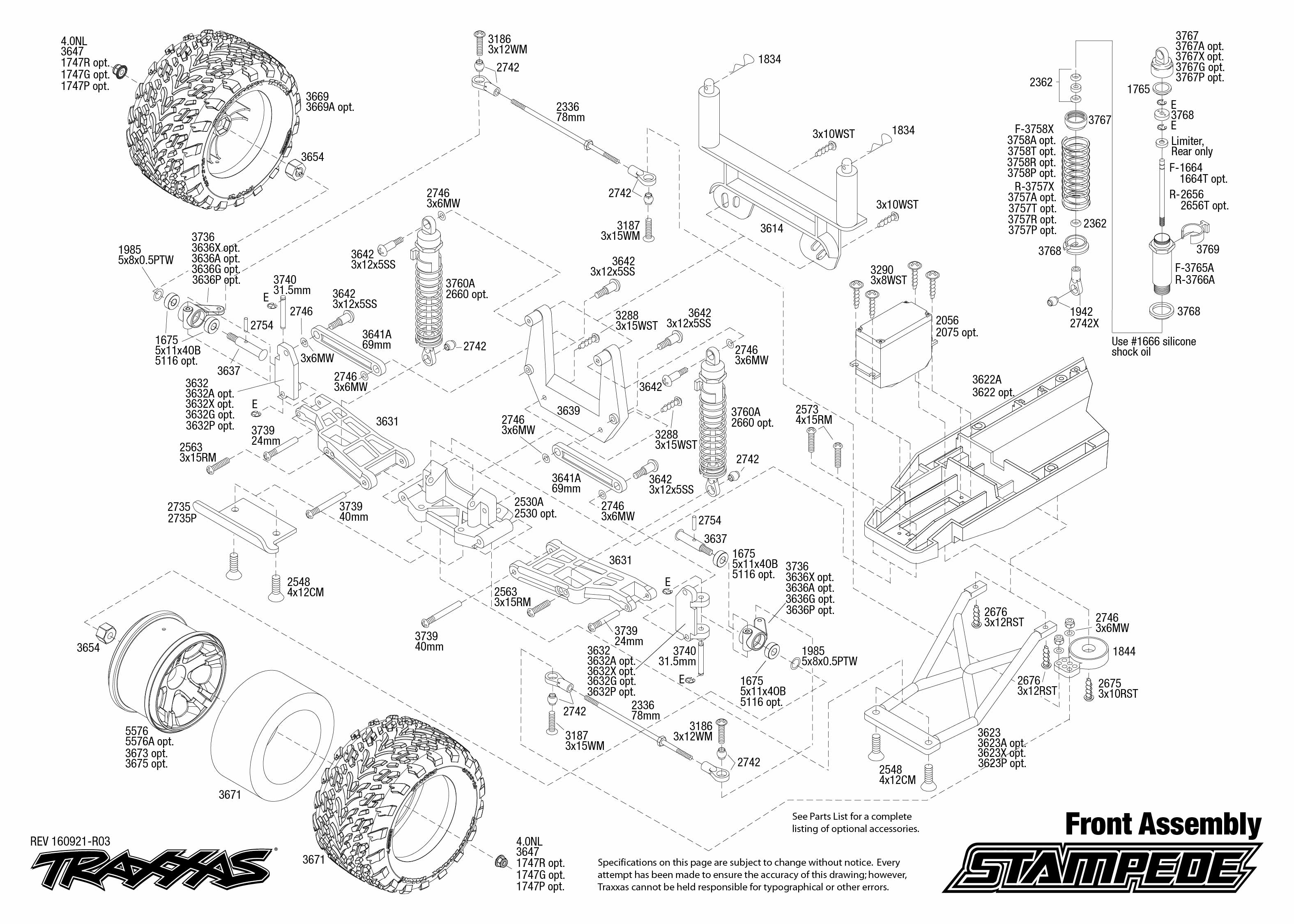 traxxas slash 1 16 parts diagram