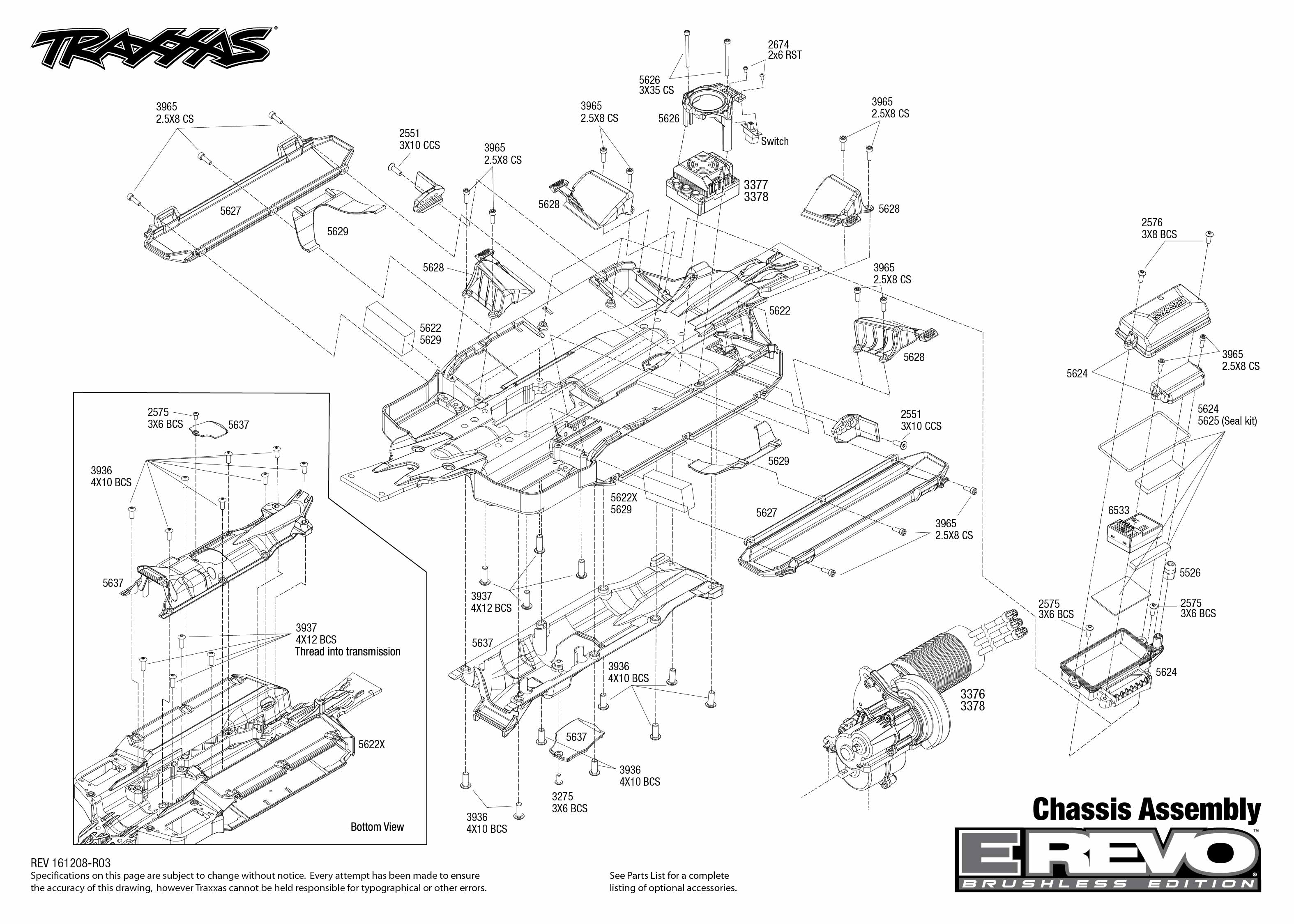 traxxas slash 1 16 parts diagram