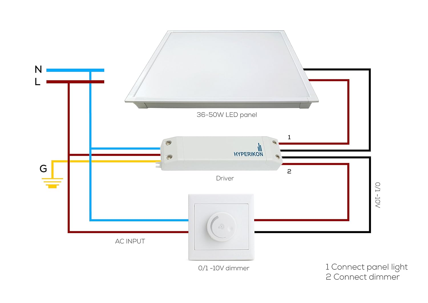 troffer wiring diagram