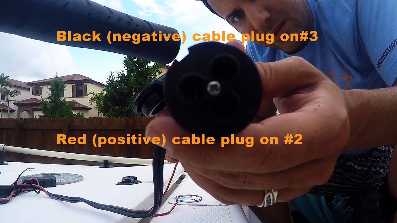 trolling motor plug mkr-18 wiring diagram