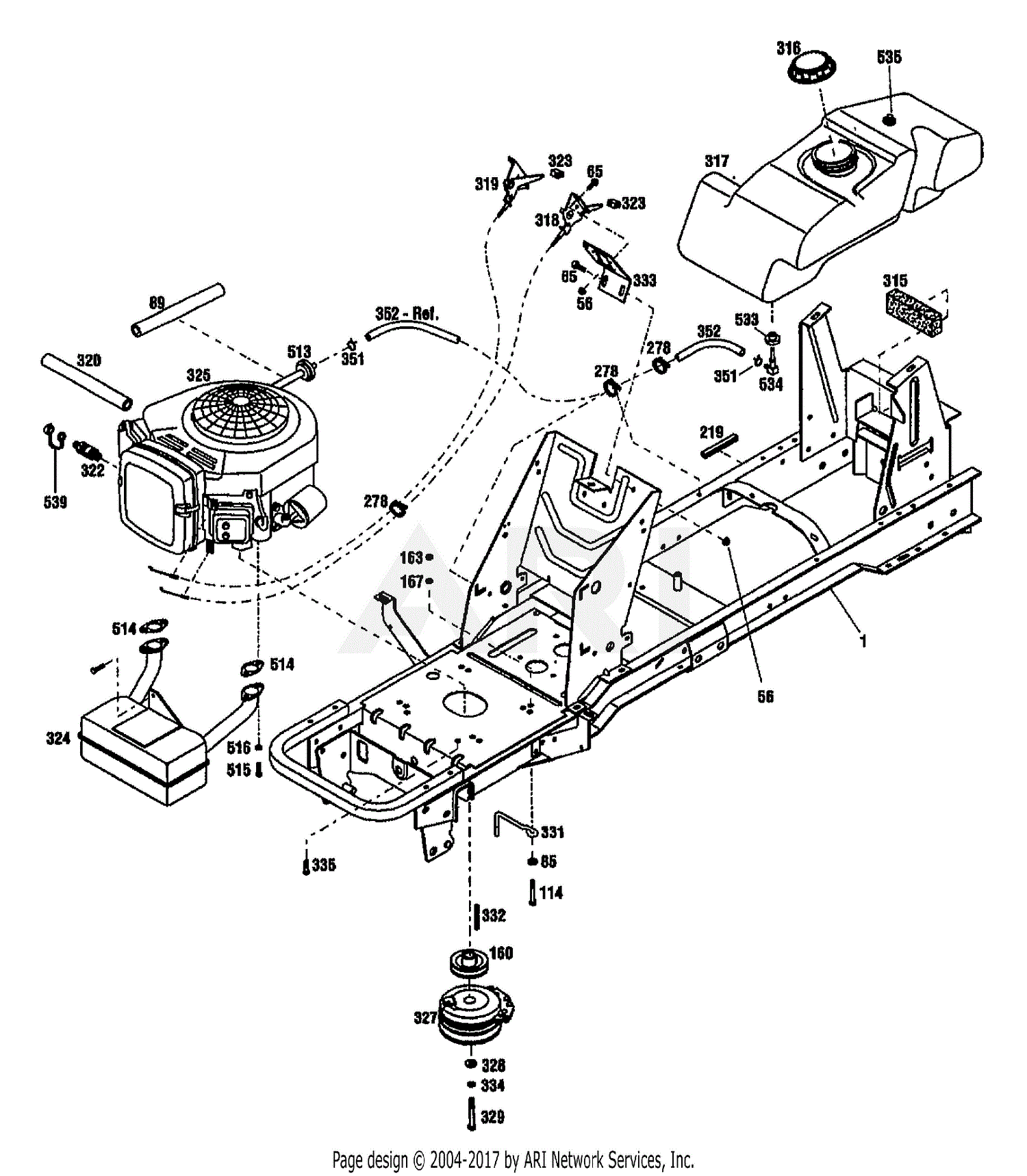 troy-bilt 13099 complet wiring diagram