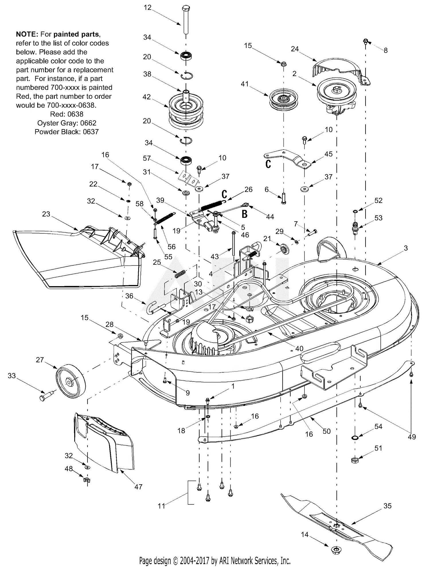 troy bilt 13an17tg77 riding mower wiring diagram