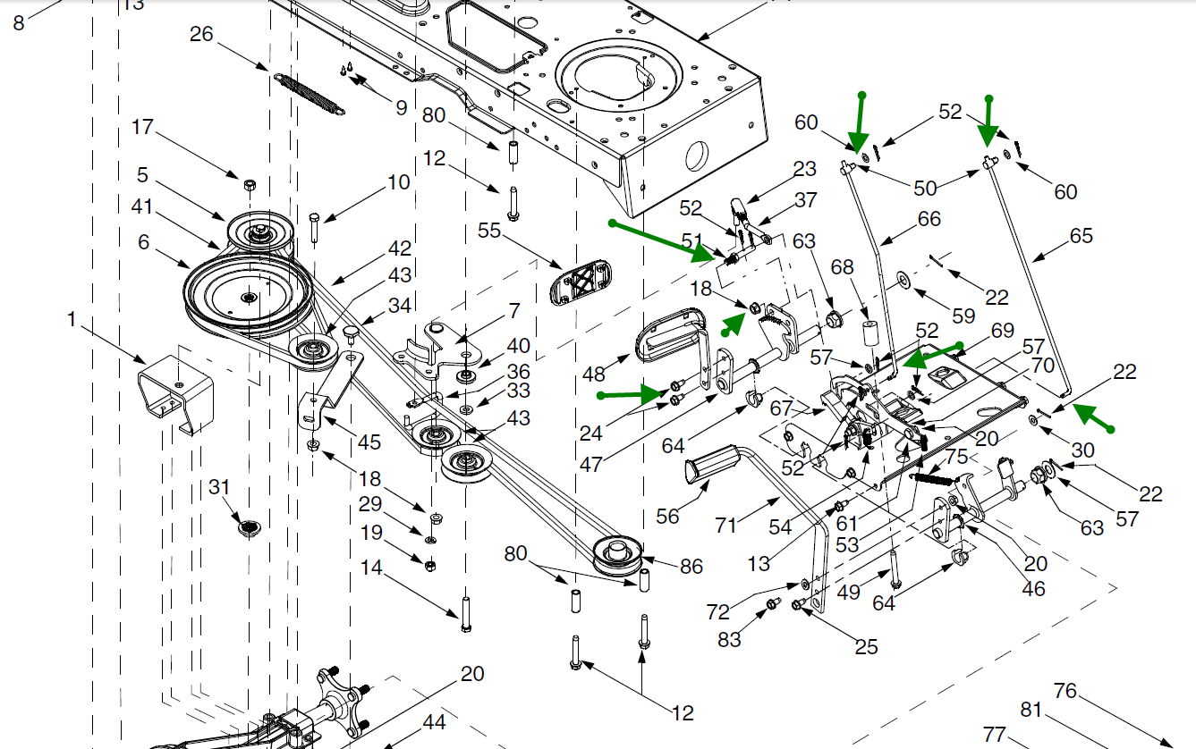 troy bilt bronco riding mower wiring diagram