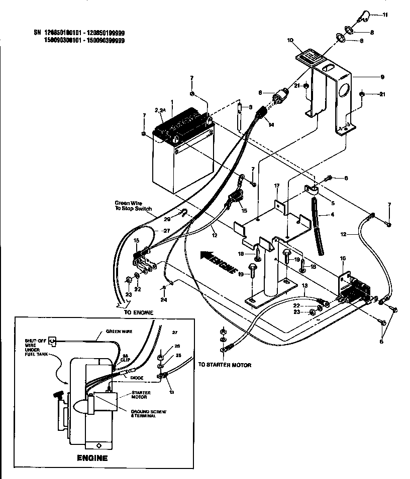troy bilt pony carburetor diagram