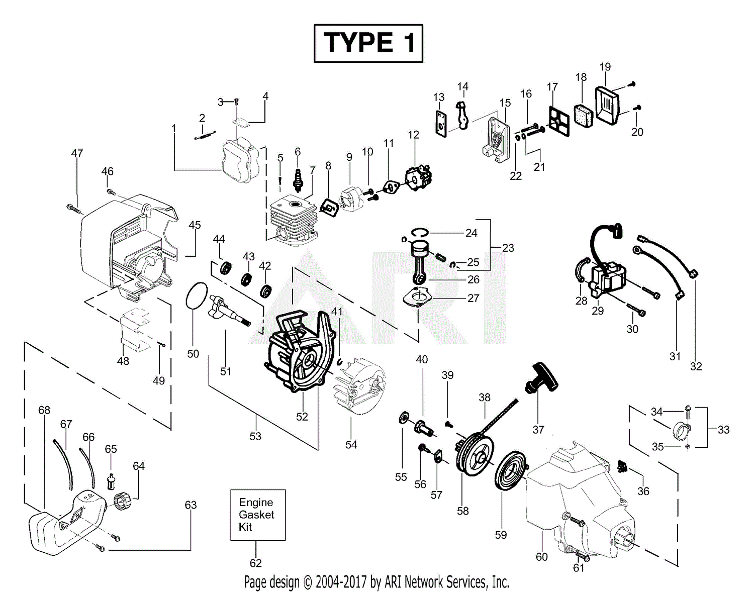 troy bilt tb635ec parts diagram