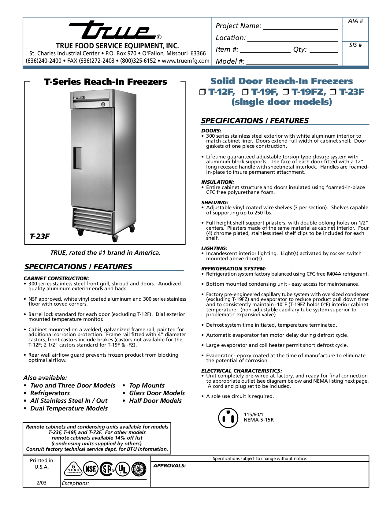 true freezer t-72f wiring diagram