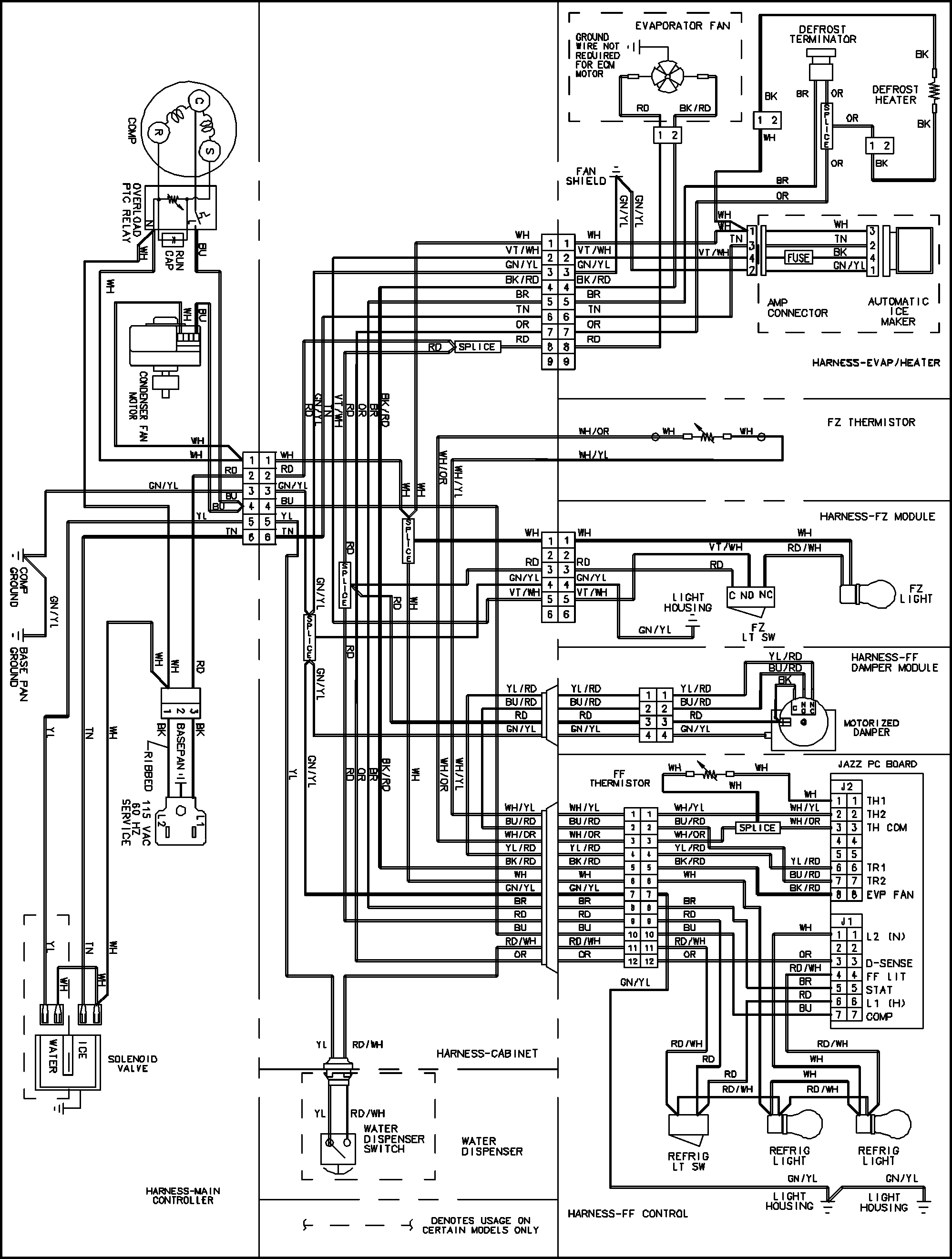 true freezer t-72f wiring diagram