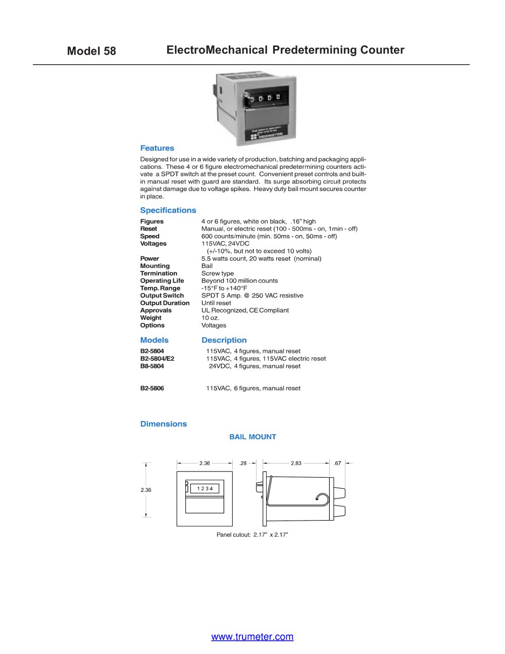 trumeter counter wiring diagram 49 series