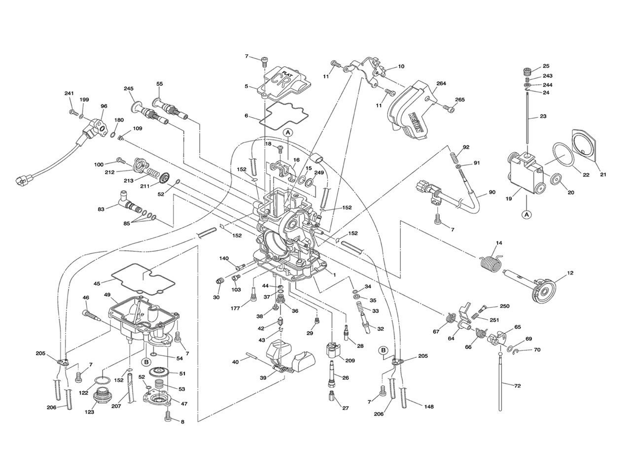 trx450r carb diagram