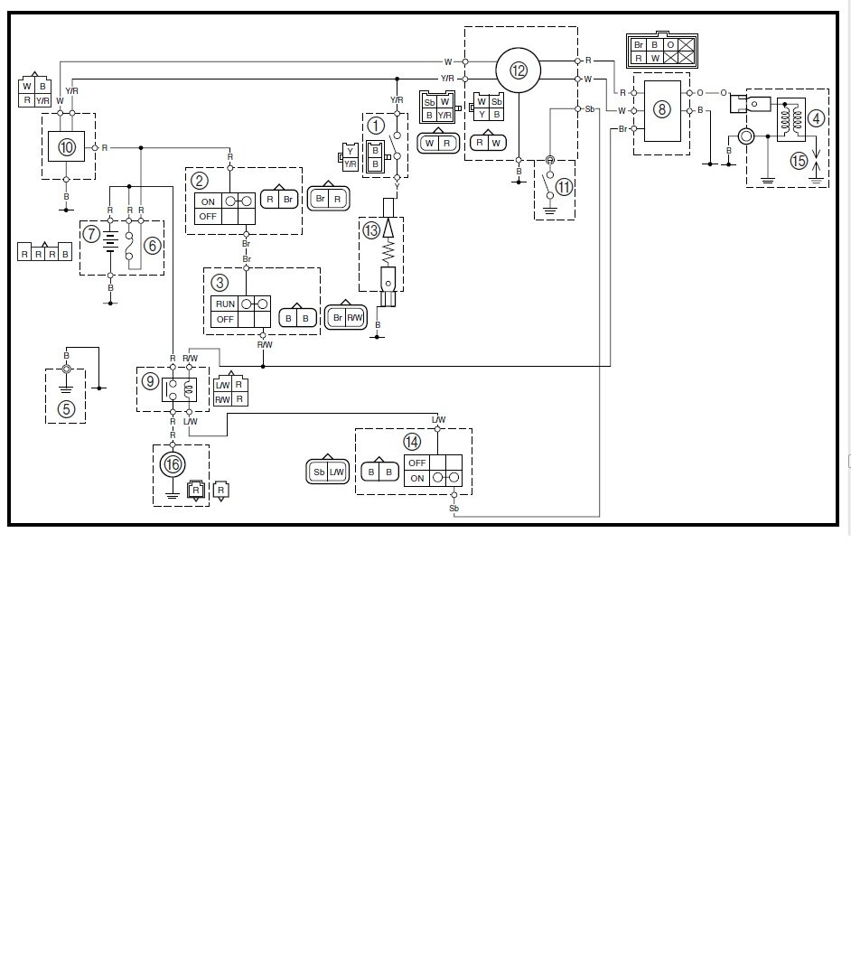 ttr 230 carb diagram