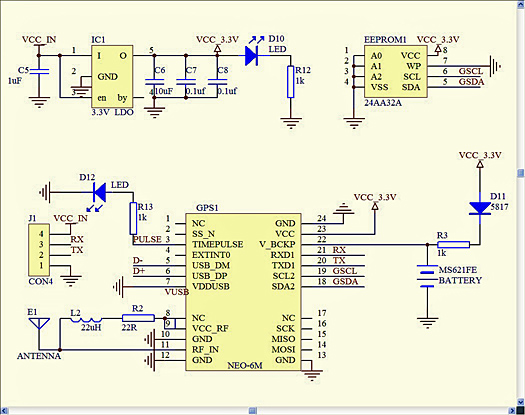 ublox neo-6m gps wiring diagram