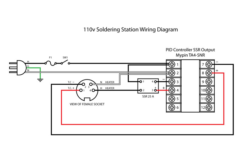 universal 110ac outlet wiring diagram