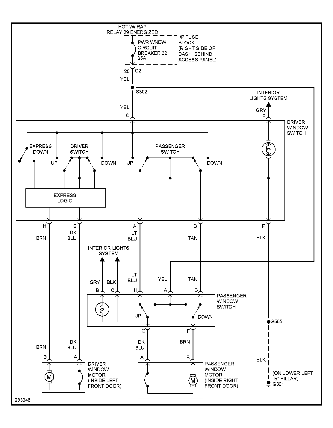 uplander wiring diagram actuator