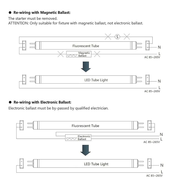 utilitech t8 led wiring diagram