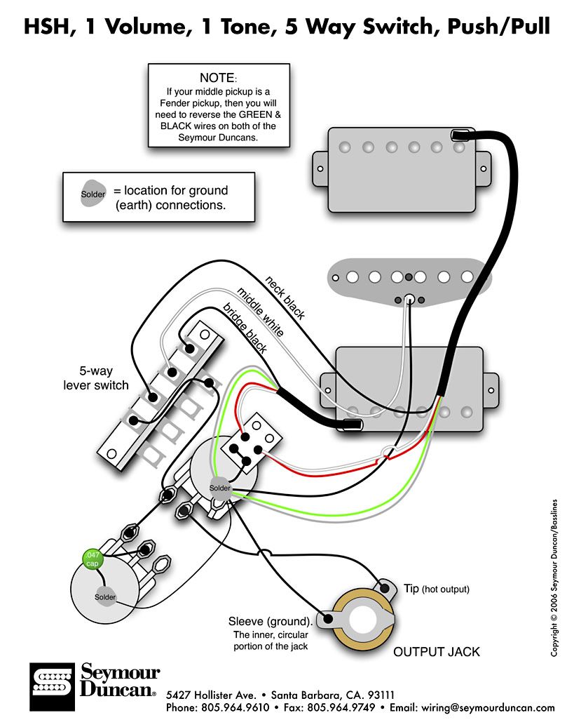 Variax 600 Wiring Diagram