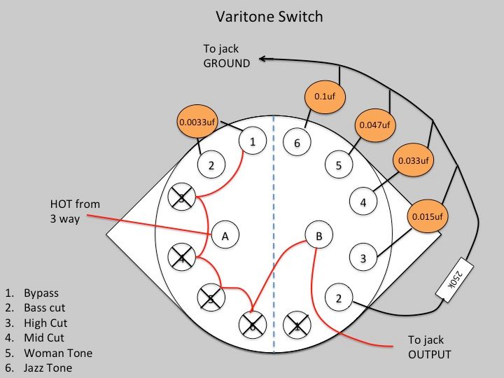 varitone wiring diagram