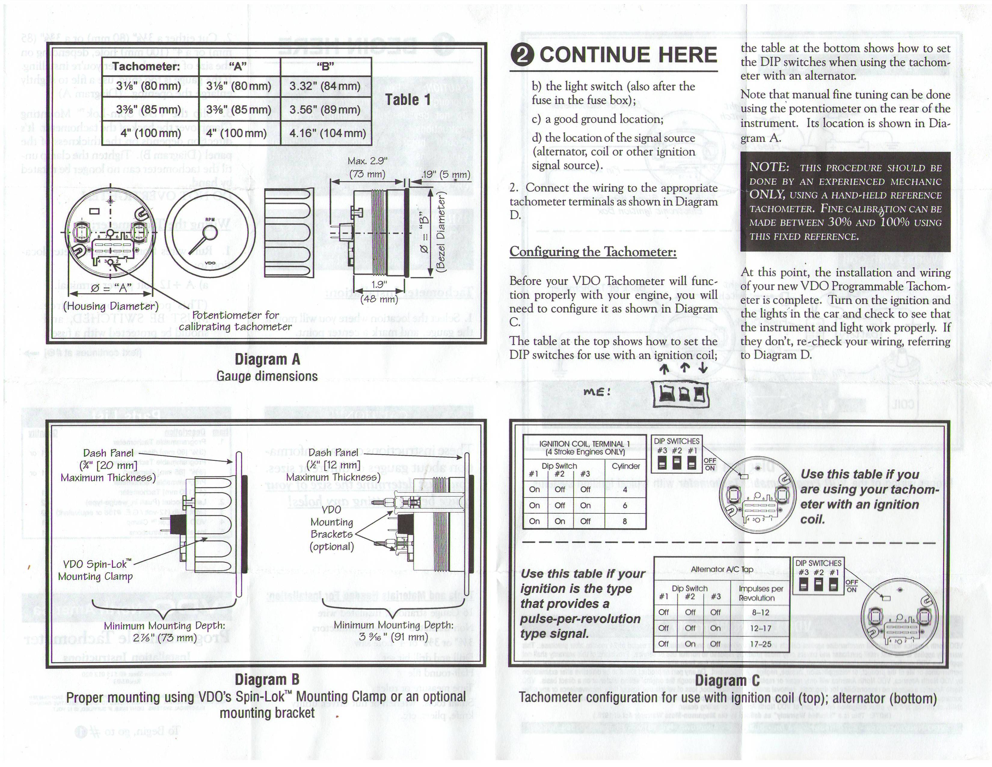 vdo gauges marine diesel dual stations wiring diagram