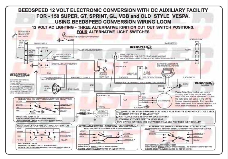 vespa 12v conversion wiring diagram