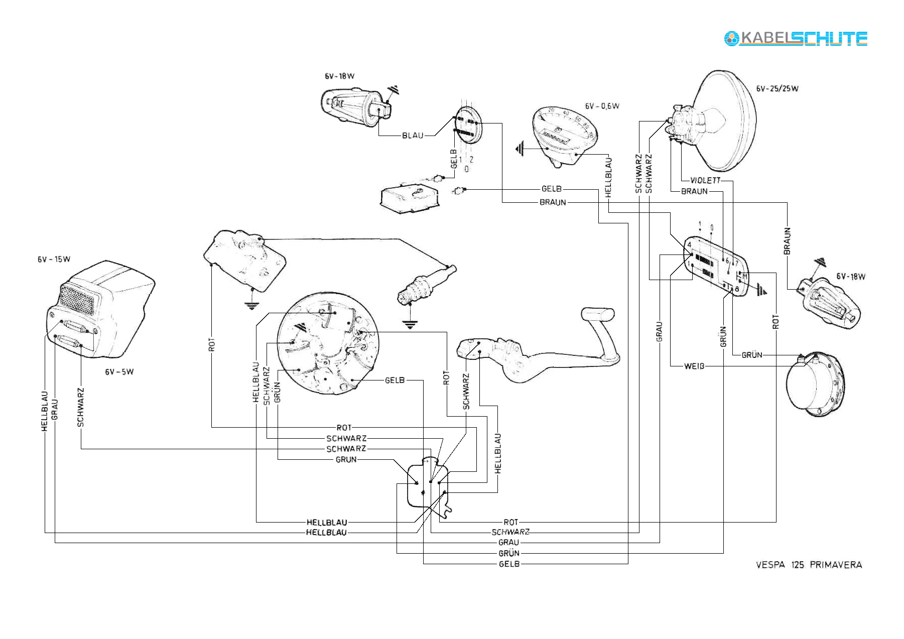 vespa primavera wiring diagram