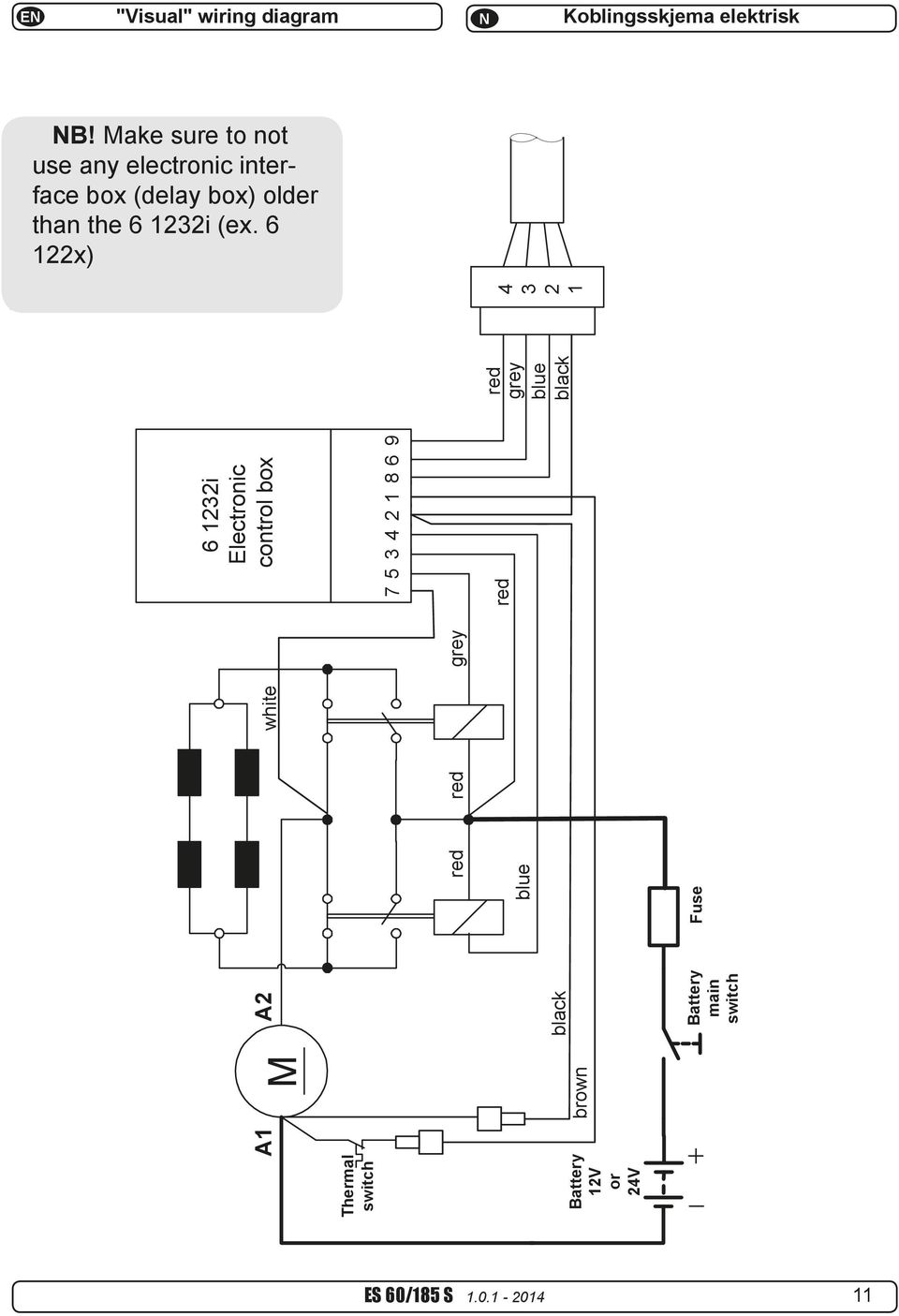 vetus bow thruster wiring diagram