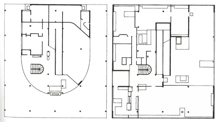 villa savoye diagrams