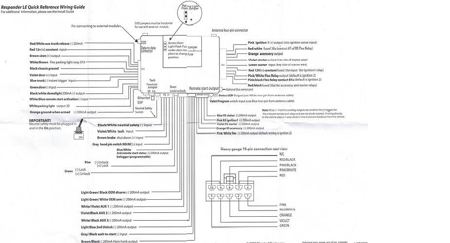 viper alarm 5701 wiring diagram