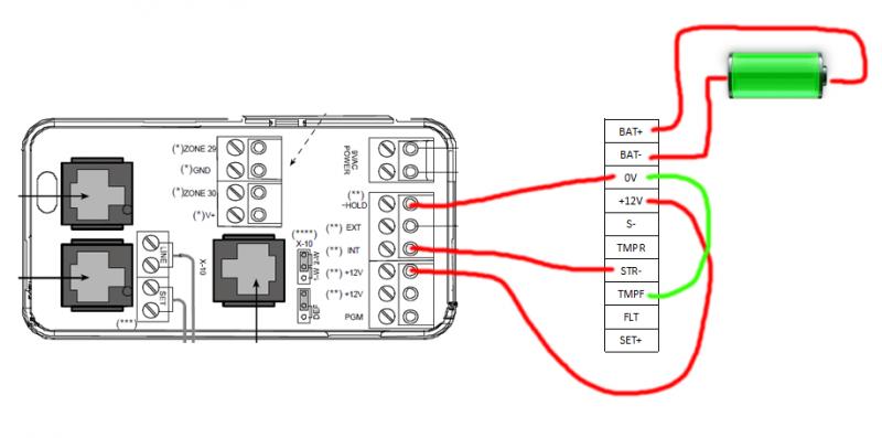 visonic block wiring diagram