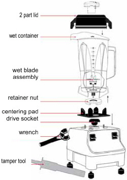 vitamix 5200 parts diagram