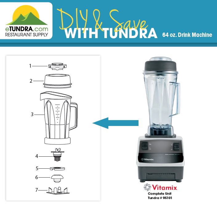 vitamix 5200 parts diagram