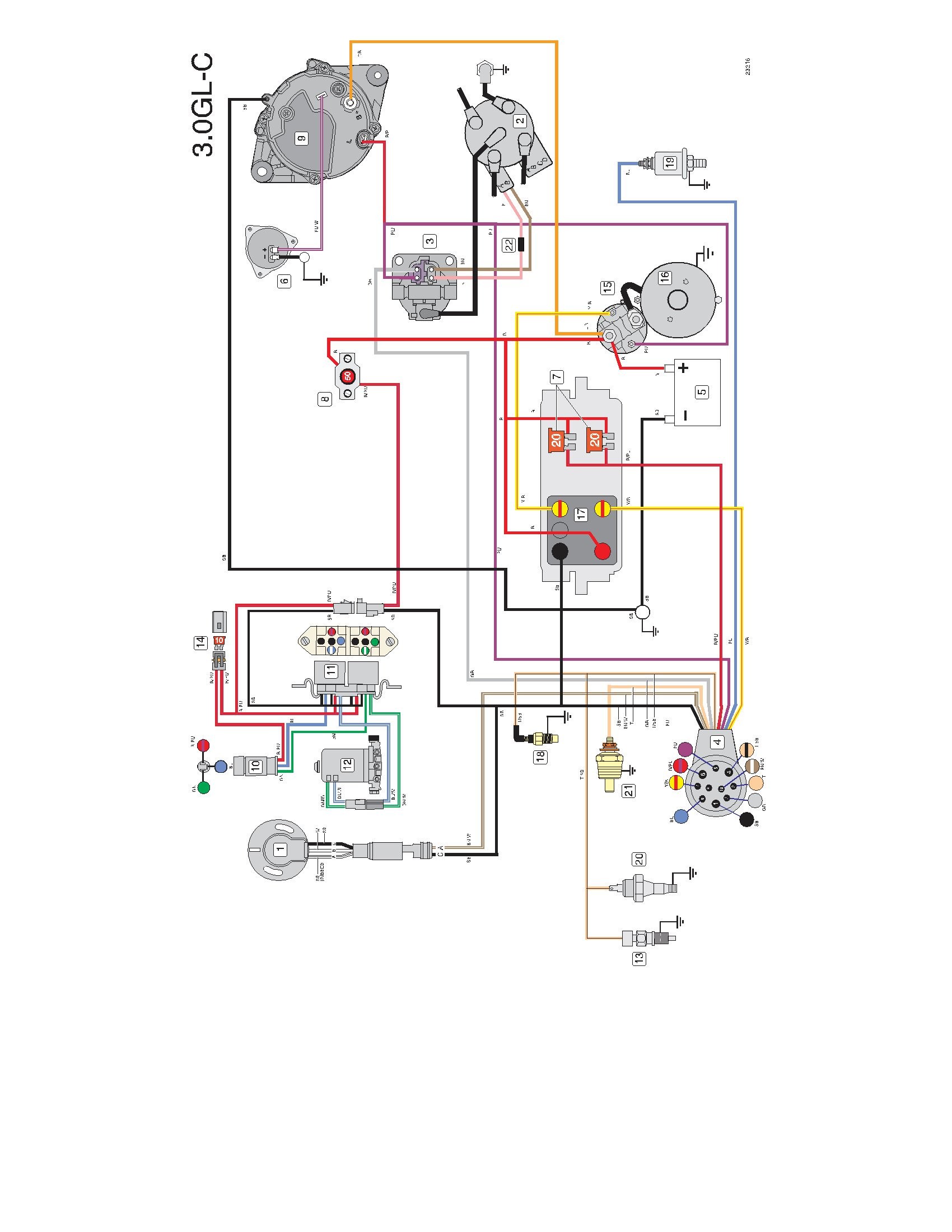 Volvo Penta 5.7 Mpi Marine Wiring Diagram