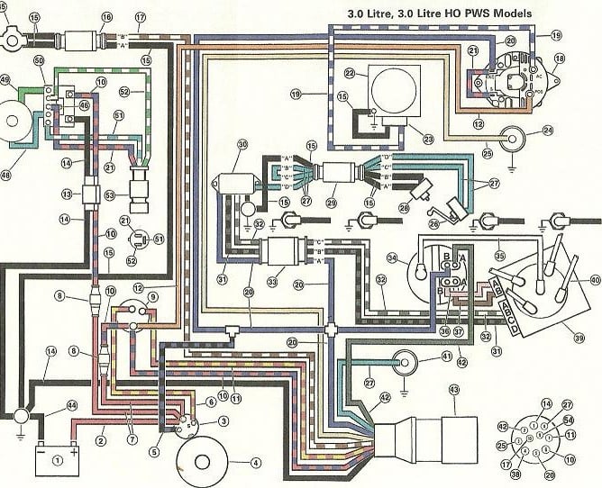 volvo penta gxi evc wiring diagram