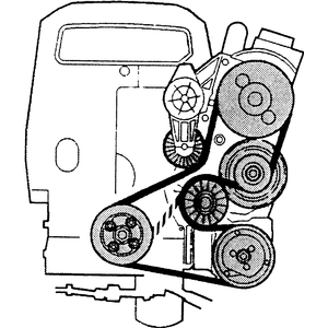 volvo v70 serpentine belt diagram