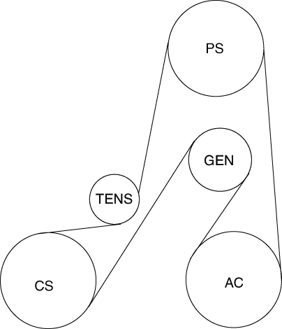 volvo v70 serpentine belt diagram