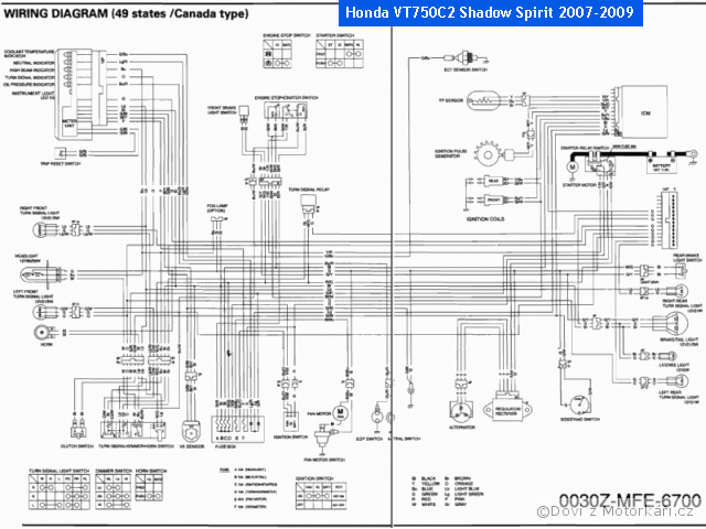 vt750c2 wiring diagram