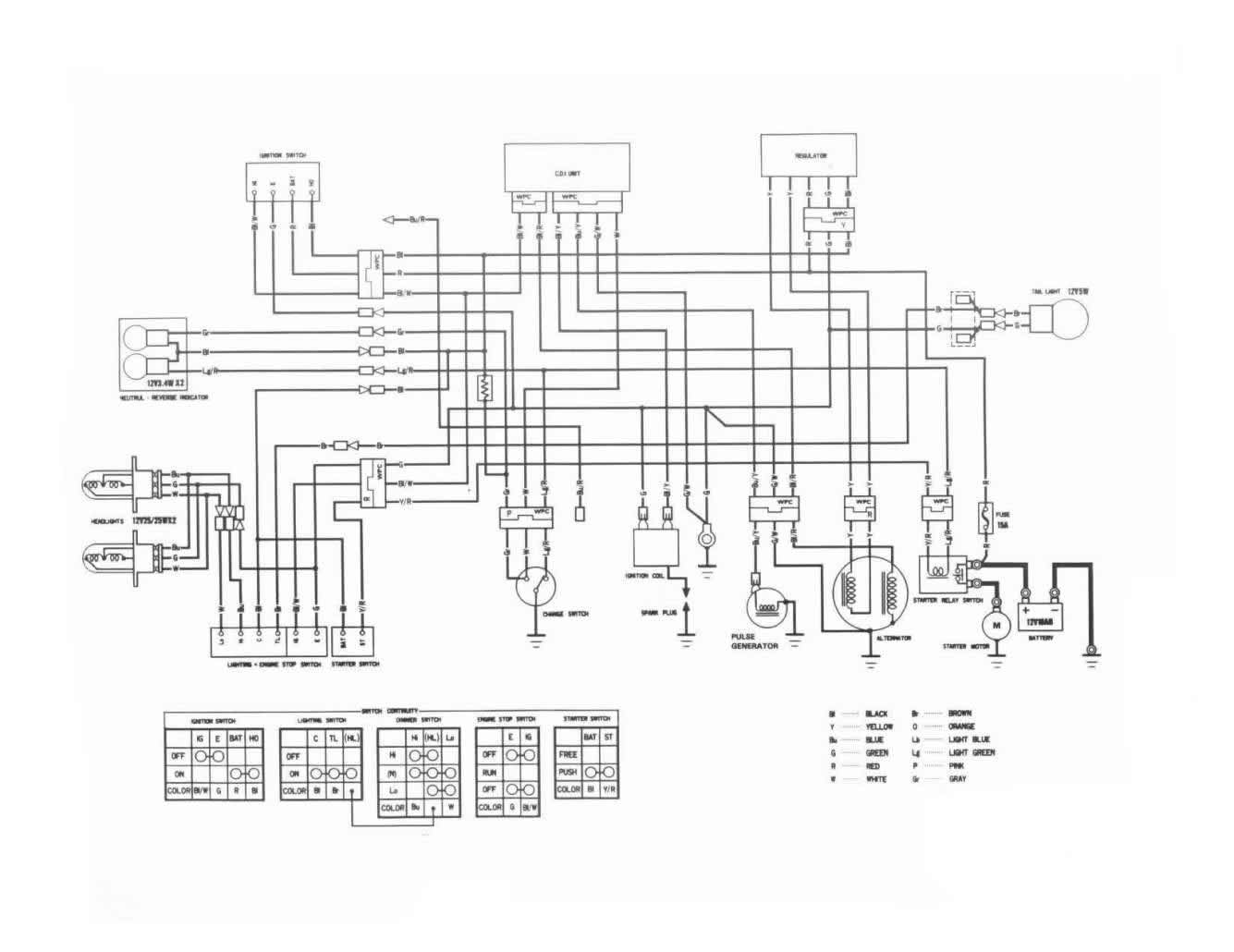 vt750c2 wiring diagram