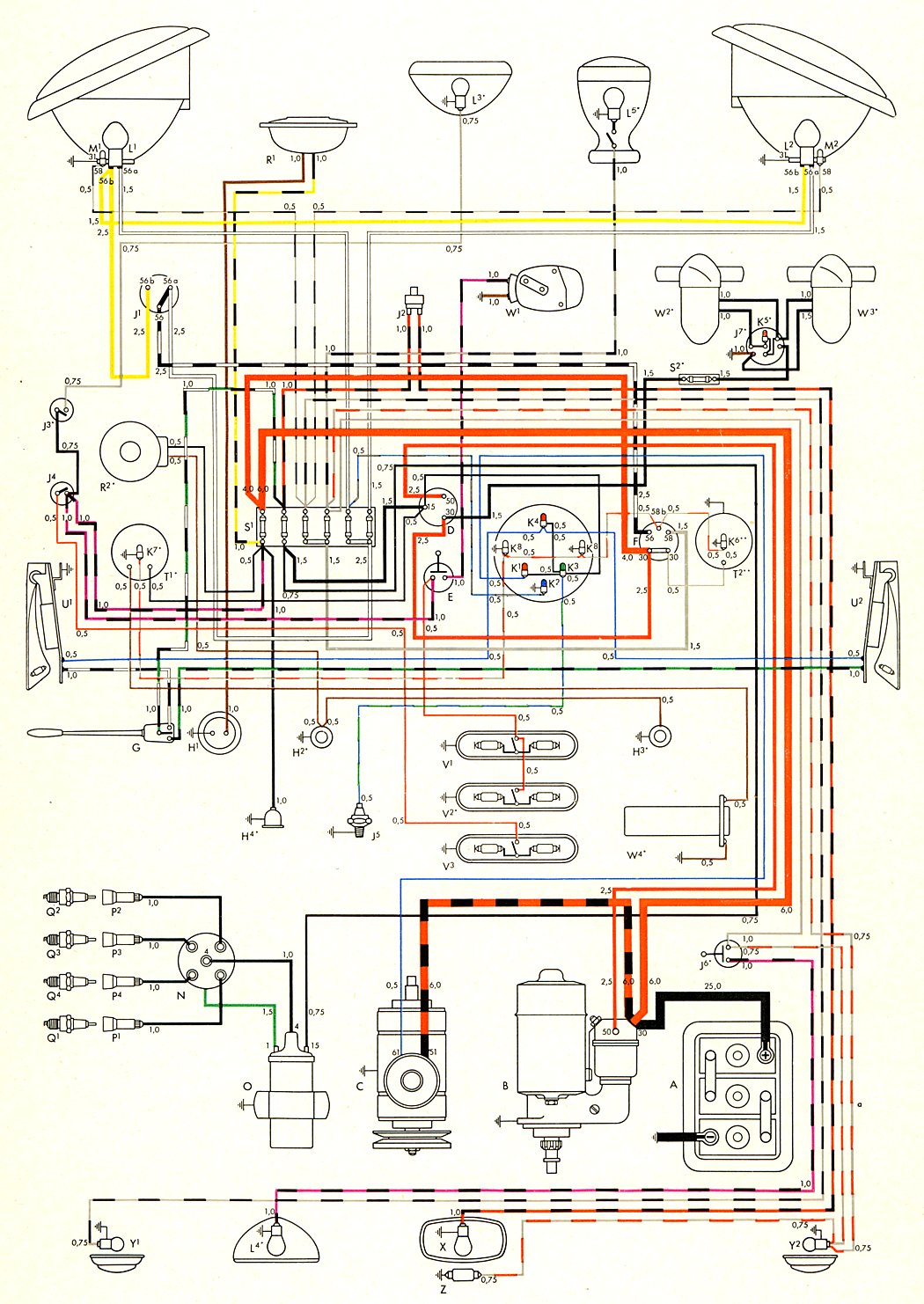 vw mfd wiring diagram